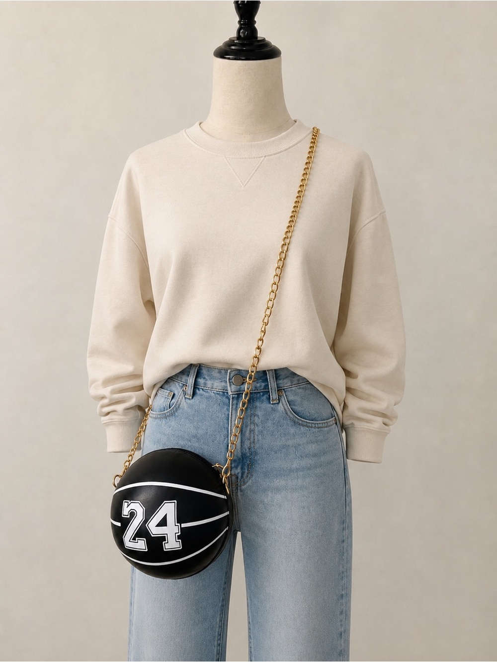 Black and Gold Basketball Bag